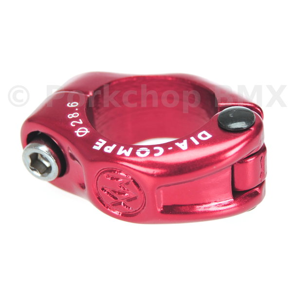Dia-Compe Dia-Compe MX hinged BMX bicycle seat clamp - 28.6mm (1 1/8") RED