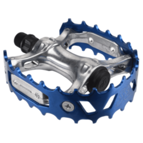 SE Racing ***BLEMISH***SE Racing VP-747 3rd gen bear trap XC-II BMX alloy pedals - 9/16" - BLUE***BLEMISH***