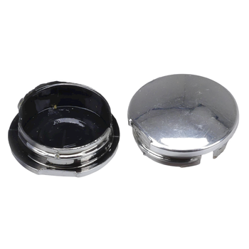 Sugino Bicycle Crank Square Taper Plastic Dust Caps (PAIR) CHROME