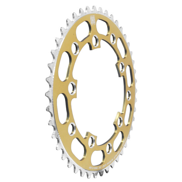 Chop Saw USA Chop Saw I 44T BMX Single Speed Bicycle Chainring 110/130mm bcd LIGHT GOLD ANODIZED