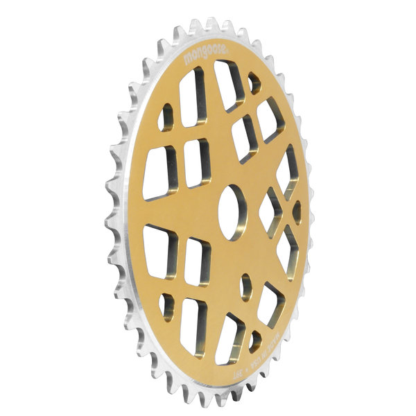 Mongoose® Motomag 39T X 1/8" BMX Bicycle Chainwheel - LIGHT GOLD