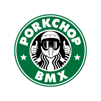 Porkchop BMX Porkchop BMX "Porkbucks" decal - 2 3/4" round -  GREEN/BLACK