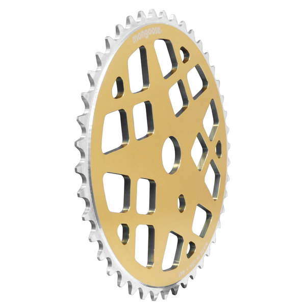 Mongoose® Motomag 44T X 1/8" BMX Bicycle Chainwheel - LIGHT GOLD