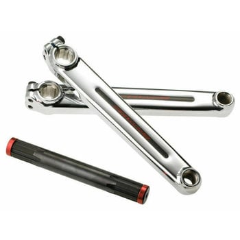 Redline ***BLEMISH***Redline Flight 175mm 19mm spindle chromoly BMX bicycle crank set (arms, spindle, bolts) - CHROME***BLEMISH***