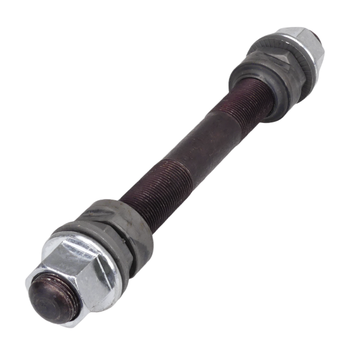 BMX bicycle 14mm loose ball axle kit FRONT chromoly 165mm long