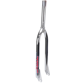 Tange Tange TRX 1" threaded, 166mm steer tube, 24" old school BMX chromoly fork for 24" wheel - CHROME