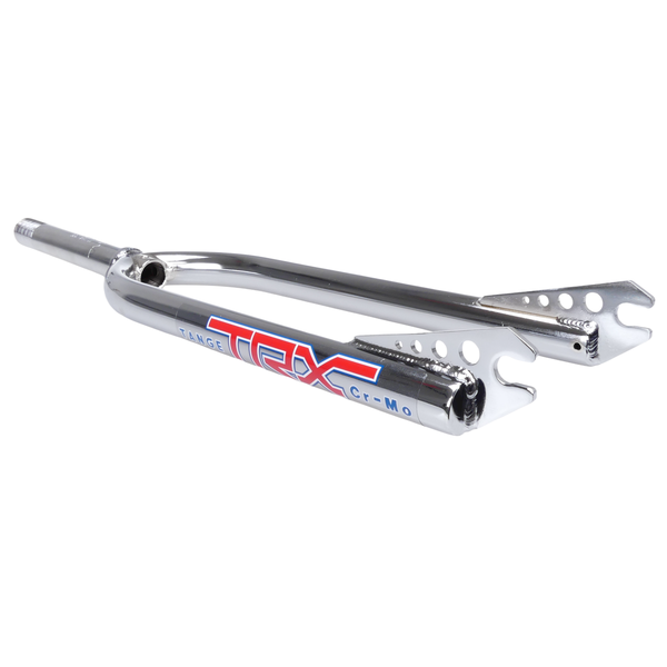 Tange Tange TRX 1" threaded, 166mm steer tube, 24" old school BMX chromoly fork for 24" wheel - CHROME