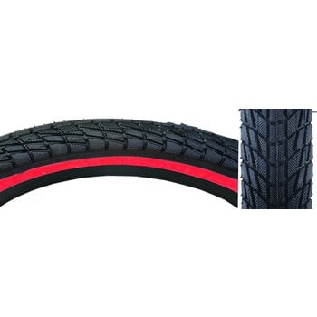 Kenda Kenda 20" X 1.95" Kontact K841 BMX street tire BLACK w/ RED sidewall