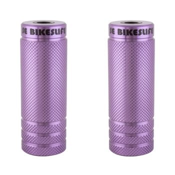 SE Racing SE Racing Wheelie Pegs BMX bicycle 3/8" or 14mm (PAIR) - PURPLE