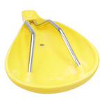 Velo Velo VL-117 old school BMX LIGHTNING BOLT bicycle seat YELLOW - NEW!