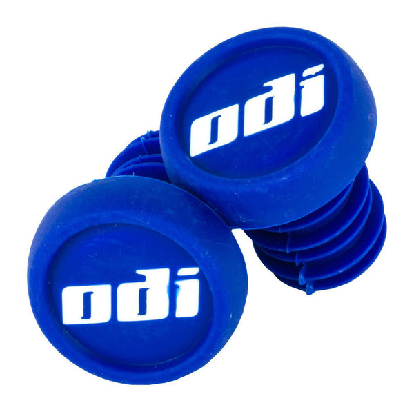 ODI ODI BMX Bicycle Handlebar "THUG PLUGS" Bar Ends Plugs (PAIR) - BLUE