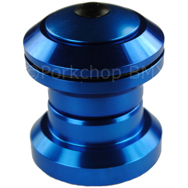 Aluminum alloy BMX headset 1 1/8" threadless - BLUE ANODIZED