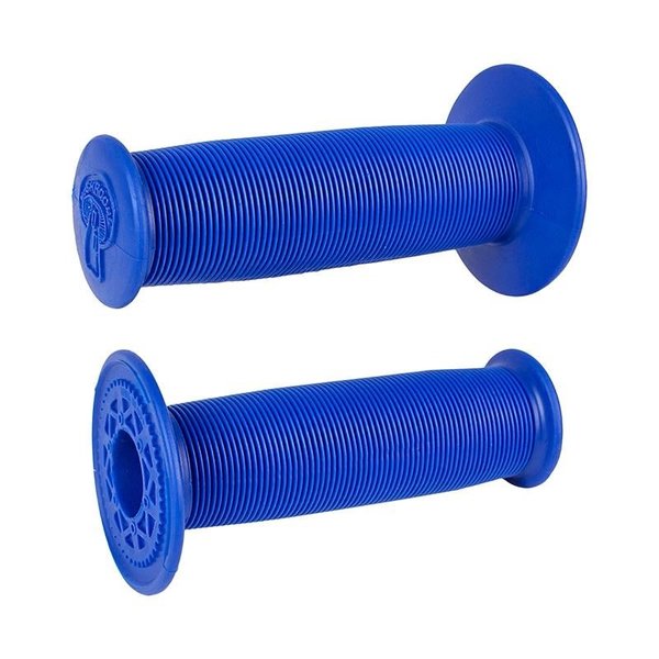 ODI ***BLEMISH***ODI BMX bicycle Mushroom closed end grips 120mm BLUE***BLEMISH***
