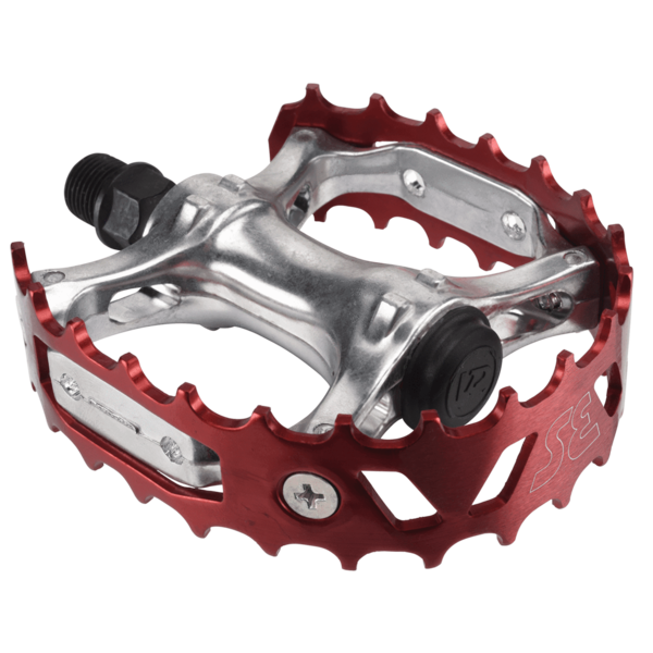 SE Racing ***BLEMISH***SE Racing VP-747 3rd gen bear trap XC-II BMX alloy pedals - 9/16" - RED***BLEMISH***