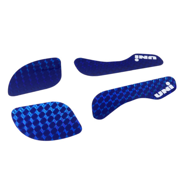 Air-Uni Uni BLING! prism decals for BMX MINI bicycle seat - DARK BLUE