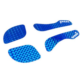 Air-Uni Uni BLING! prism decals for BMX MINI bicycle seat - BLUE