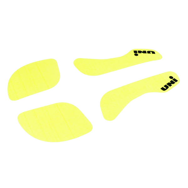 Air-Uni Uni ULTRA BRIGHTS! decals for BMX MINI bicycle seat - NEON YELLOW