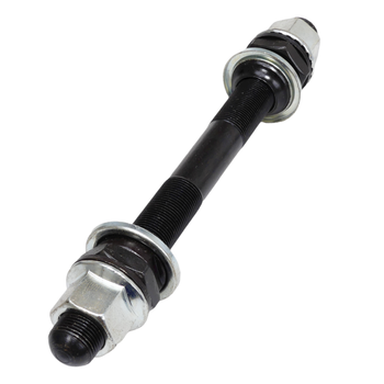 BMX bicycle 14mm loose ball axle kit REAR chromoly 180mm long