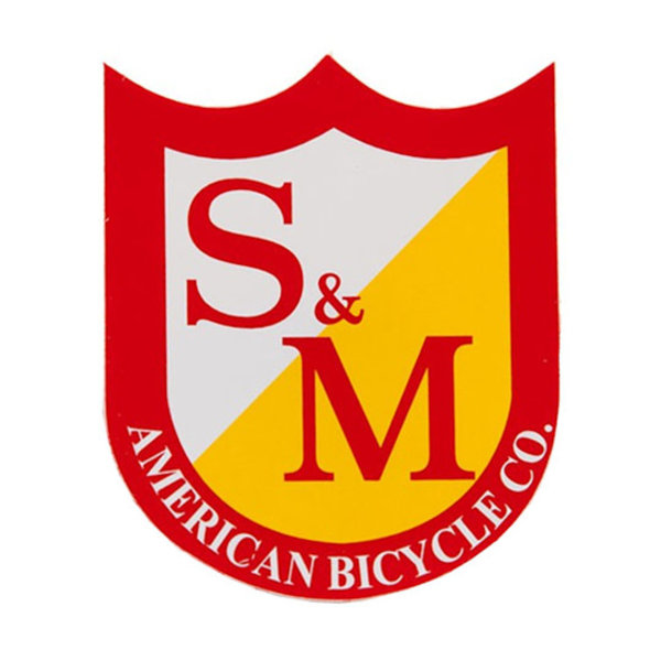 S&M S&M "medium" shield decal 1 7/8" X 2 1/4" (EACH)