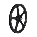 Skyway *FRONT ONLY* Skyway Tuff II 20" retro old school BMX bicycle 5 spoke mag wheel - BLACK