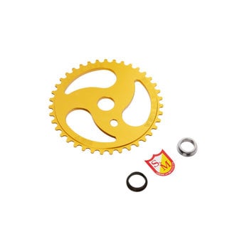 S&M S&M Chain Saw BMX sprocket chainwheel 39T GOLD