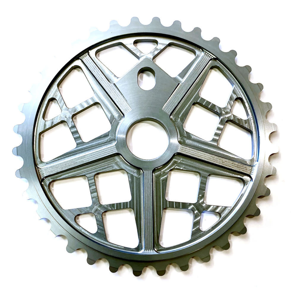 S&M Bikes 44T Motoman BMX sprocket chainwheel GRAY