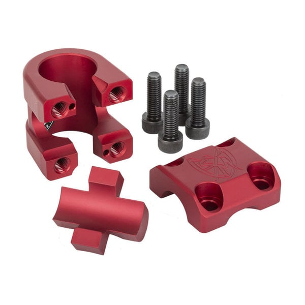 S&M S&M Bikes 1 1/8" threadless Redneck FLT BMX stem BLOOD RED