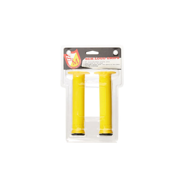 S&M S&M Bikes Logo BMX grips YELLOW