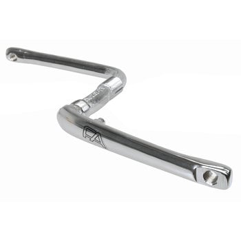 Free Agent Free Agent chromoly one piece bicycle crank - 170mm - 24T - CHROME
