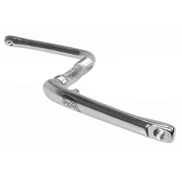 Free Agent Free Agent chromoly one piece bicycle crank - 175mm - 24T - CHROME