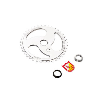 S&M S&M Chain Saw BMX sprocket chainwheel 44T POLISHED SILVER
