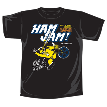 Porkchop BMX 2022 Ham Jam event t-shirt (BLACK)