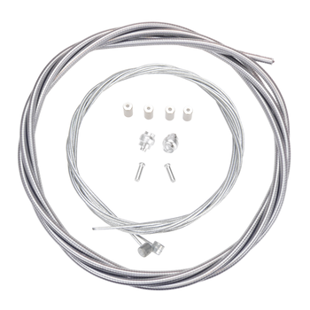 Porkchop BMX Premium Bicycle Brake Cable Kit for BMX/MTB - CLEAR