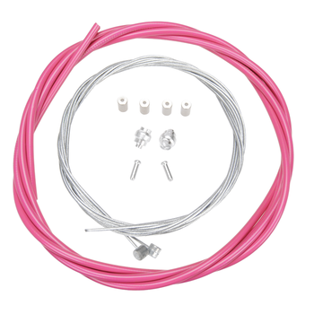 Porkchop BMX Basic Bicycle Brake Cable Kit for BMX/MTB - BUBBLEGUM PINK