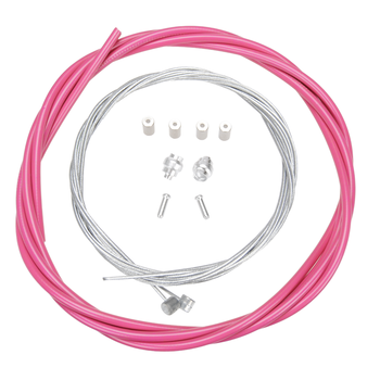 Porkchop BMX Premium Bicycle Brake Cable Kit for BMX/MTB - BUBBLEGUM PINK