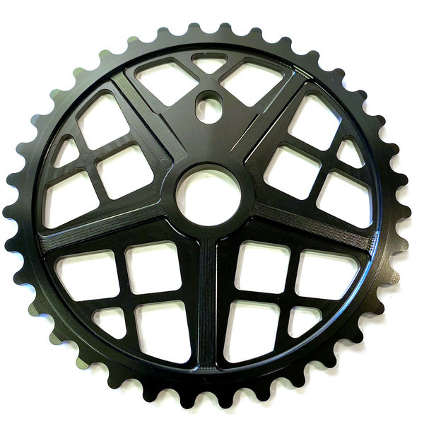 S&M S&M Bikes 39T Motoman BMX sprocket chainwheel GLOSS BLACK