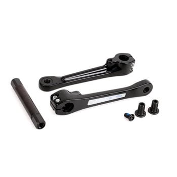 Haro Haro Fusion Crankset Cranks Aluminum Alloy 175mm, 22mm spindle, w/ BB - BLACK