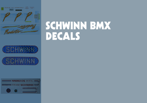 Schwinn BMX Decals