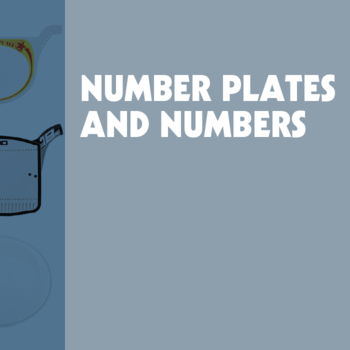 Number Plates and Numbers