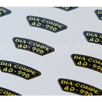 Dia-Compe Dia-Compe AD-990 BMX bicycle brake U-brake decals stickers (PACK OF 10) NEW