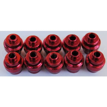 Dia-Compe Dia-Compe aluminum alloy bicycle brake lever end buttons (PACK OF 10) RED