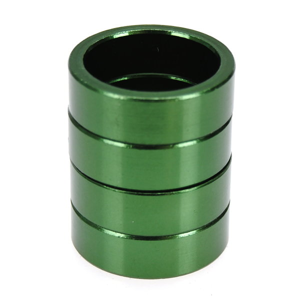 Porkchop BMX Bicycle MINI BMX ROAD MTB headset spacers 1" threadless (SET of 4) 10mm - GREEN