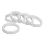 Porkchop BMX Bicycle MINI BMX ROAD MTB headset spacers for 1" threadless (SET of 5) 5mm WHITE