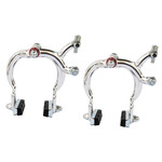 Porkchop BMX 890 old school BMX bicycle brake caliper - SILVER ANODIZED SET of FRONT & REAR