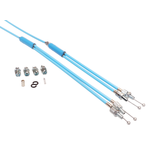 Porkchop BMX Upper & Lower gyro cables for old school BMX - LIGHT BLUE