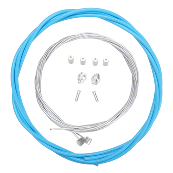 Porkchop BMX Premium Bicycle Brake Cable Kit for BMX/MTB - LIGHT BLUE