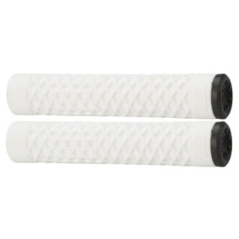 Cult Cult Vans open end BMX flangeless bicycle grips with bar ends 150mm WHITE