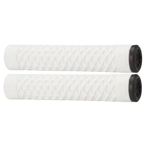 Cult Cult Vans open end BMX flangeless bicycle grips with bar ends 150mm WHITE