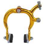 Porkchop BMX 890 old school BMX bicycle brake caliper - GOLD ANODIZED FRONT