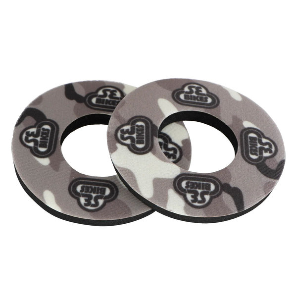 SE Racing SE Racing CAMO old school BMX bicycle foam grip donuts URBAN BLACK WHITE GREY